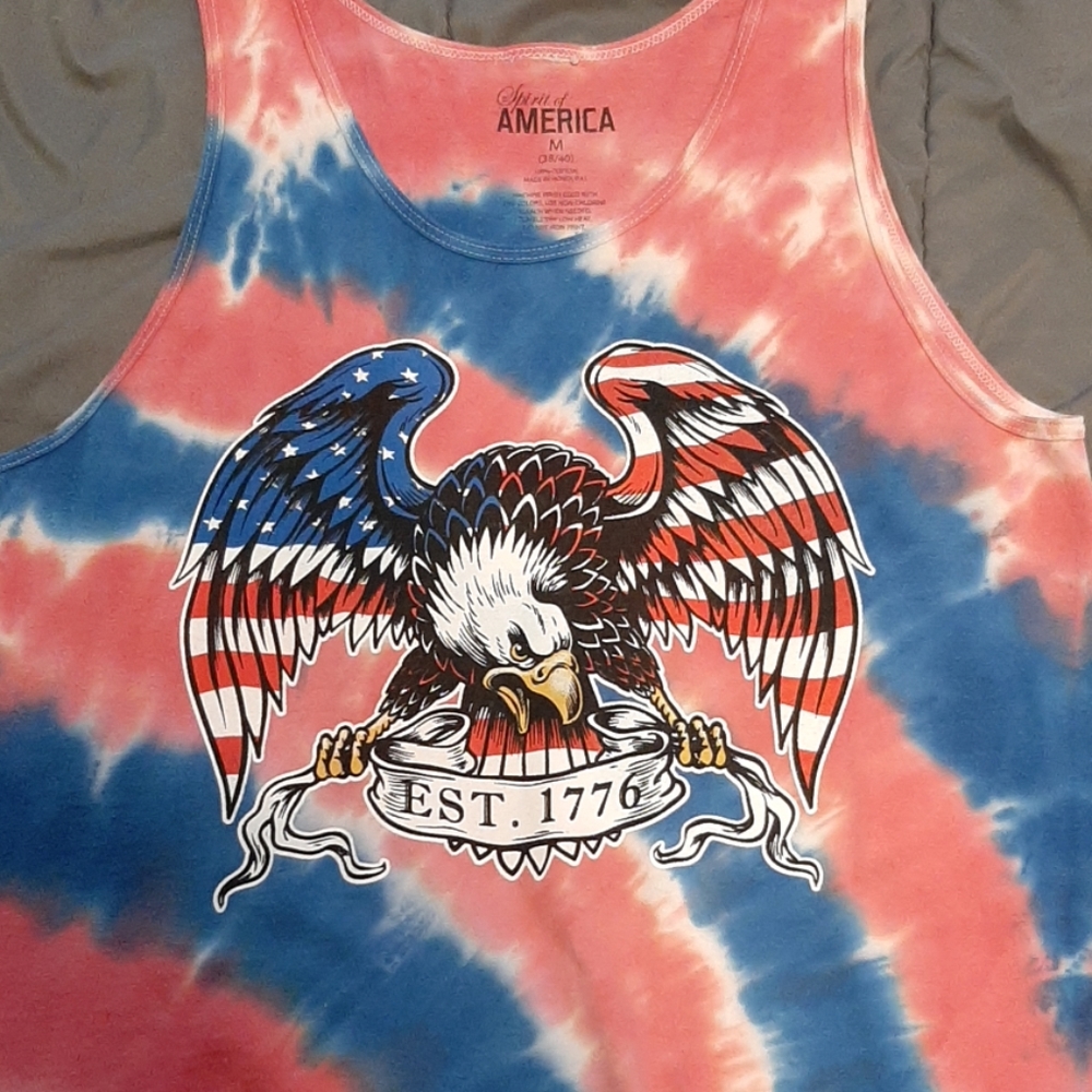 Spirit Of America Tie dye Tank Top